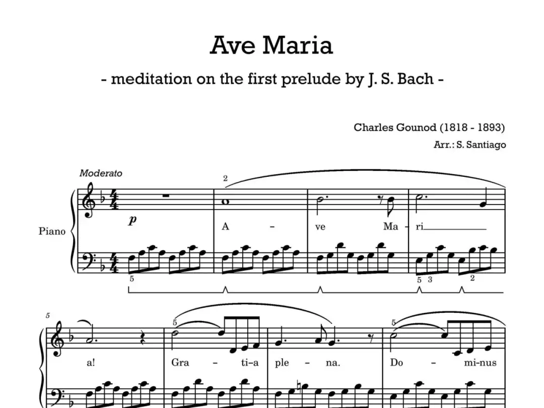 Partytura "Ave Maria" Schuberta: Darmowe nuty i idealna tonacja?