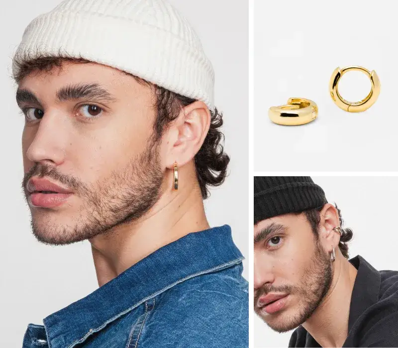 Kolczyk w uchu u mężczyzny: Mity vs. styl. Lewe czy prawe?