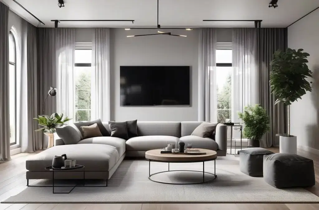 Jak kreatywnie urządzić wnętrze z dwoma oknami na jednej ścianie