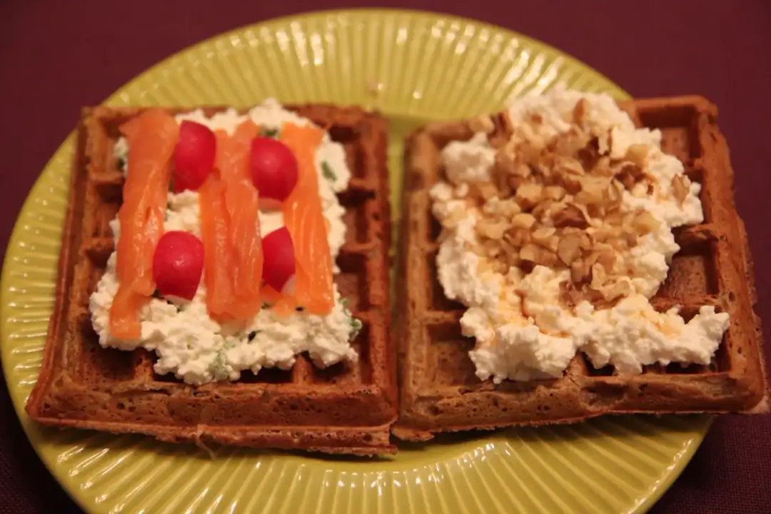 Zdrowa alternatywa śniadaniowa - gofry z mąki żytniej