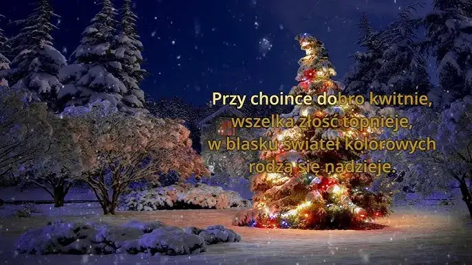 Choinko piękna jak las podkład muzyczny w wysokiej jakości MP3