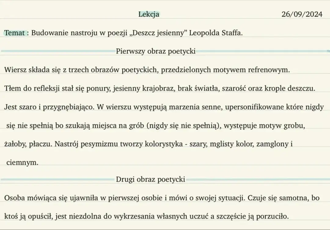 "Deszcz jesienny" Staffa: Dekadencja, symbolizm i co naprawdę znaczy?