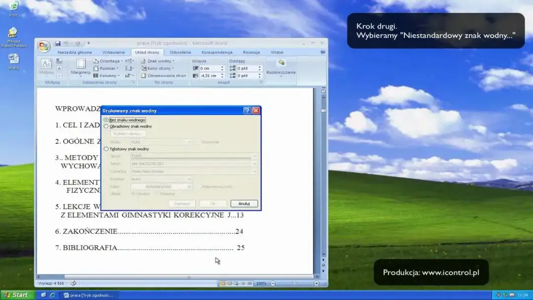 Jak zrobić znak wodny w Wordzie - proste kroki i przydatne wskazówki