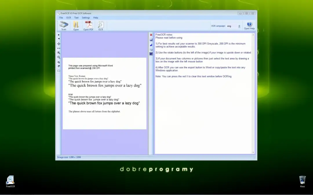 Darmowy program OCR - szybkie rozpoznawanie tekstu ze zdjęć i dokumentów