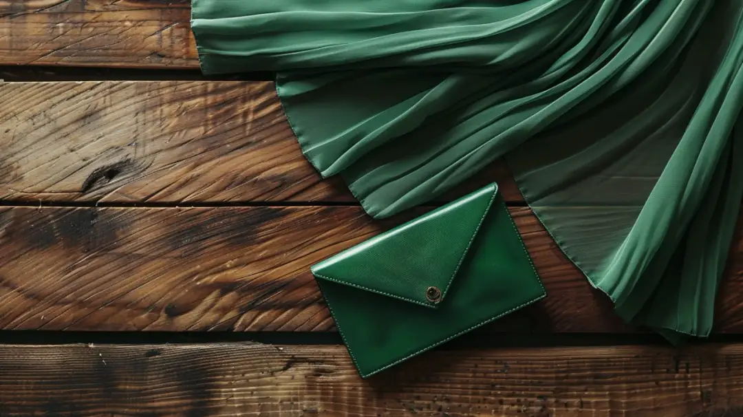 Kopertówka butelkowa zieleń: elegancka opcja na każdą okazję