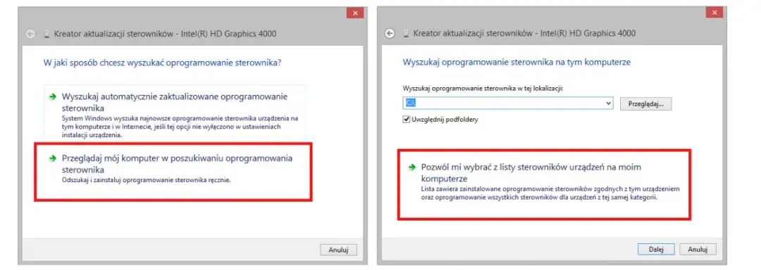 Jak zaktualizować sterowniki Intel HD Graphics i uniknąć problemów