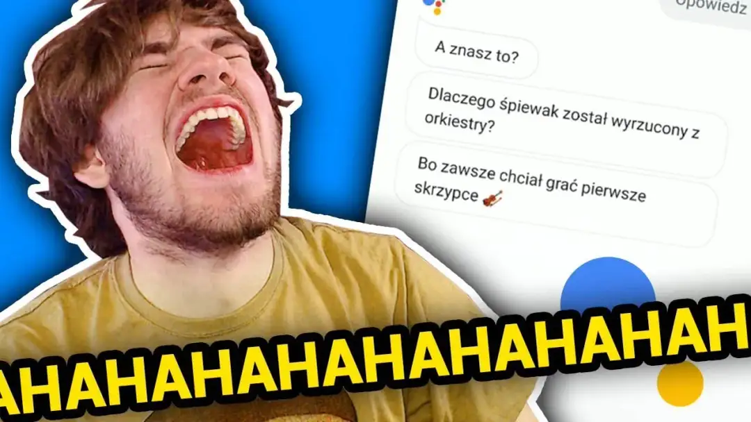 Asystent Google: opowiedz dowcip, rozbaw mnie! Komendy