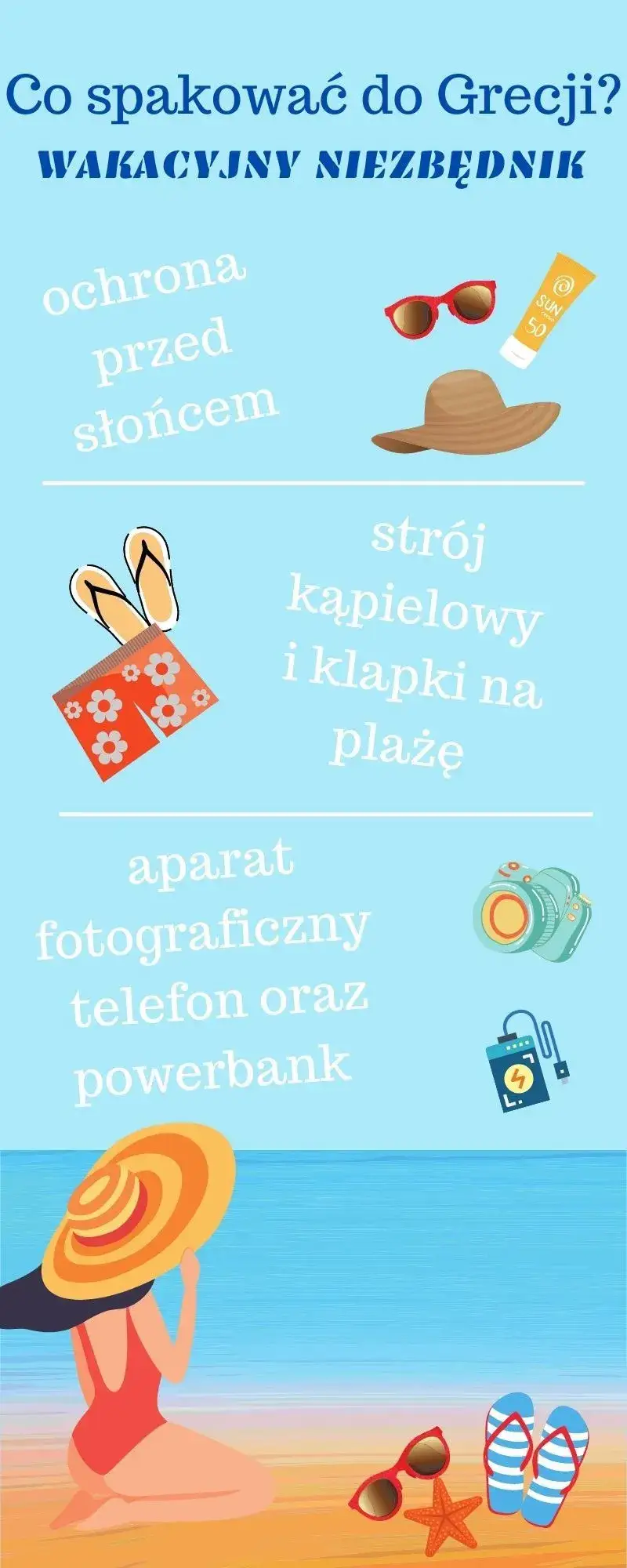 Co zabrać na wakacje do Grecji – lista rzeczy, których nie możesz zapomnieć