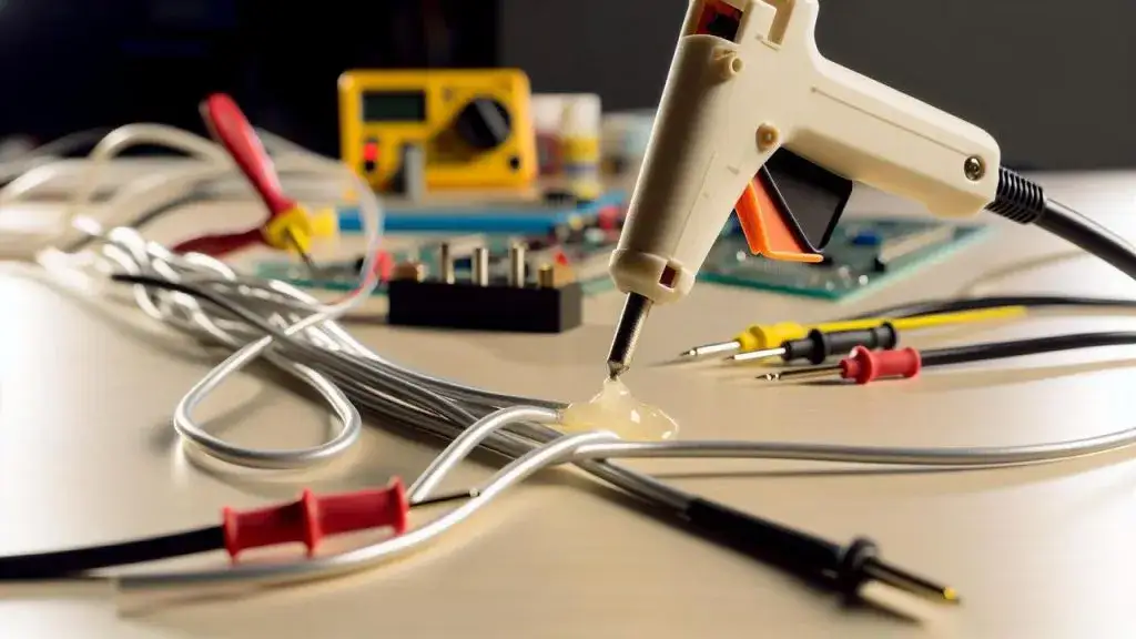 Klej na gorąco przewodzi prąd? Bezpieczne zastosowanie w elektronice