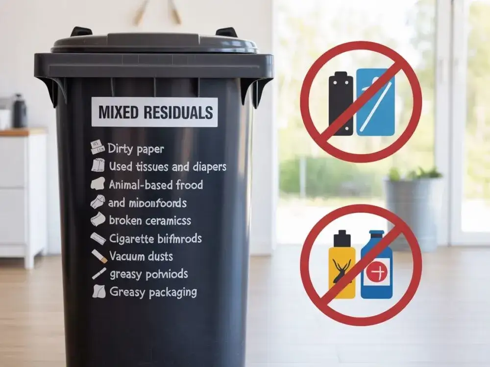 Czarny pojemnik: co wrzucać, czego nie? Segreguj bezbłędnie!