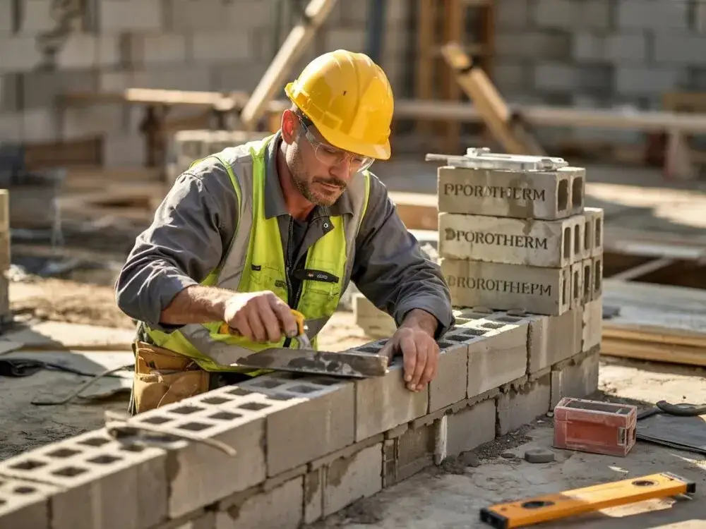 Porotherm na klej czy zaprawę - co wybrać, aby uniknąć błędów?