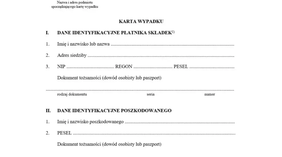 Jak napisać oświadczenie o wypadku w pracy, aby uniknąć problemów?