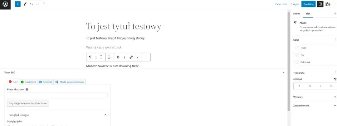 Jak postawić stronę na WordPressie od A do Z - dla początkujących