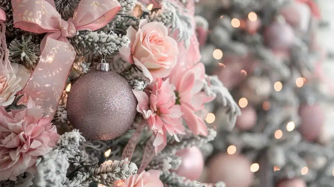 Jak stworzyć niezwykłą dekorację srebrno-różowej choinki?