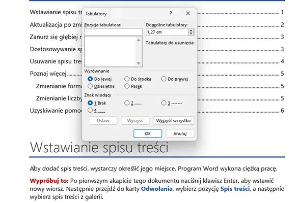 Jak wstawić spis treści w Wordzie – proste kroki, które musisz znać