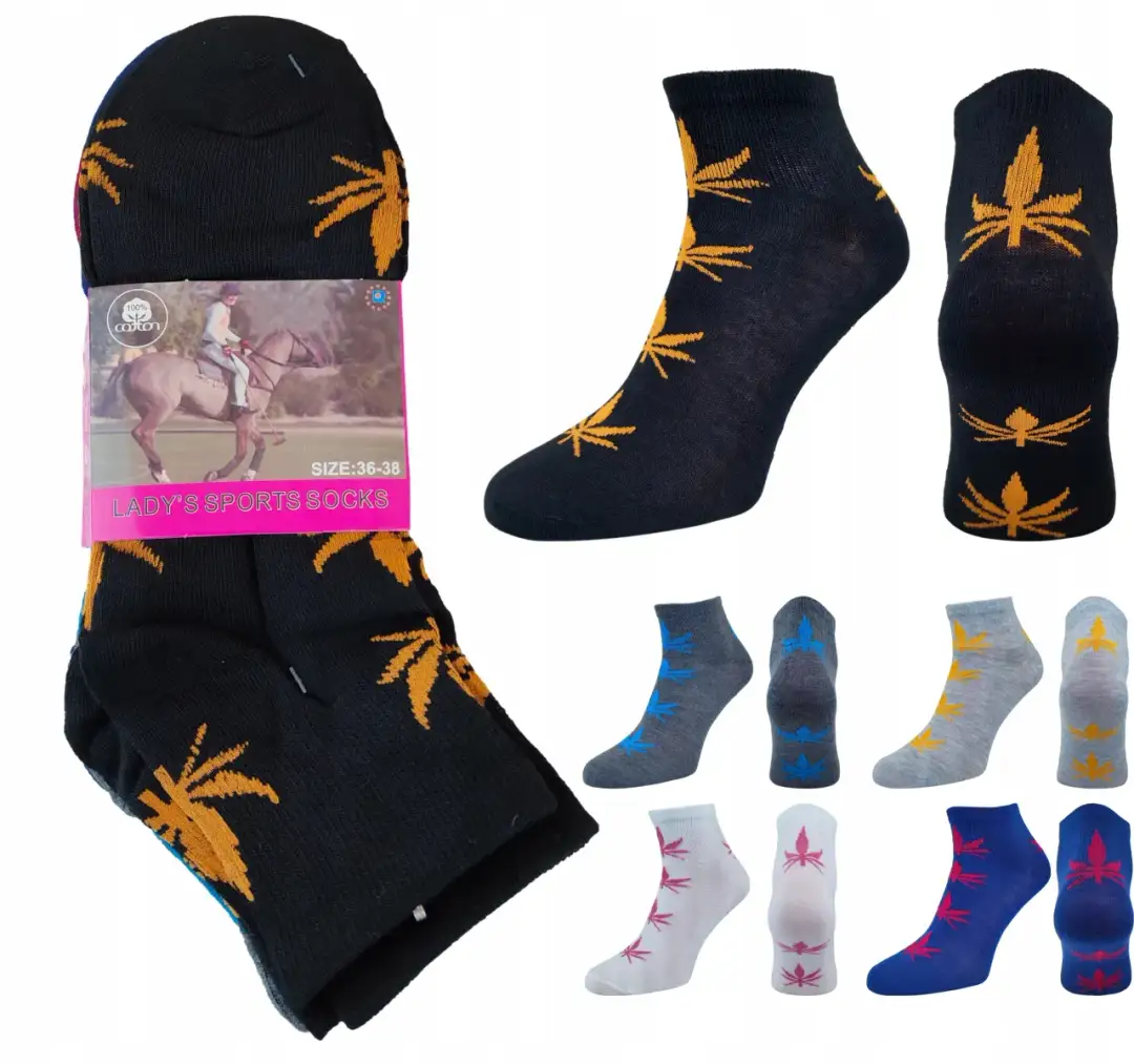 Komfortowe i stylowe skarpetki z marihuaną na co dzień