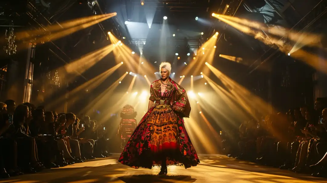 Niesamowita przemiana Sylke Golding. Wiek nie gra roli, gdy robi karierę na wybiegach