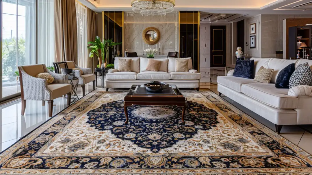 Dywan beżowo czarny – Elegancka dekoracja wnętrz: jak dopasować do wystroju?