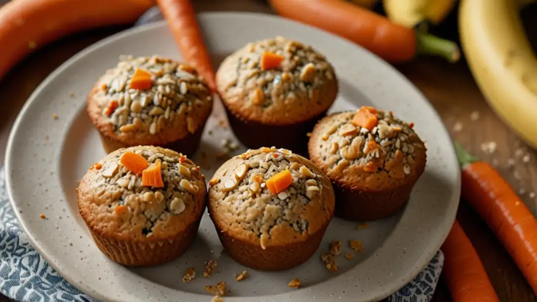 Muffinki bananowe BLW: Zdrowe opcje dla niemowląt i dzieci w wieku rozszerzania diety