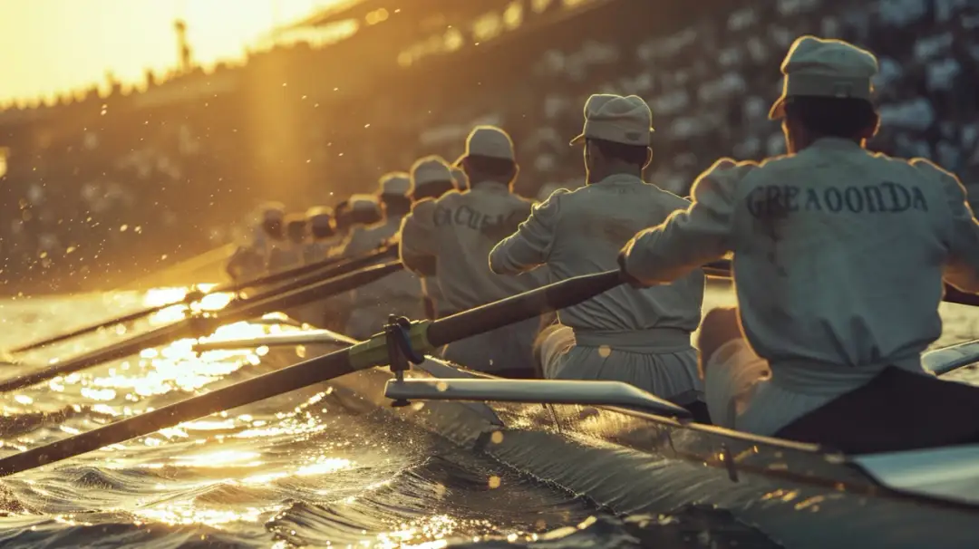 ósemka ze sternikiem online - sportowy film George'a Clooneya już dostępny w Polsce