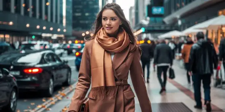 Jak dobrać idealny szalik do rudego płaszcza? Kolory, wzory i stylizacje