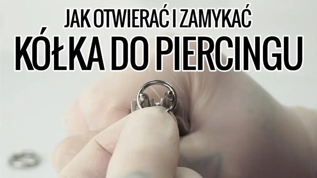 Jak otworzyć kolczyk kółko z kulką bez uszkodzenia biżuterii
