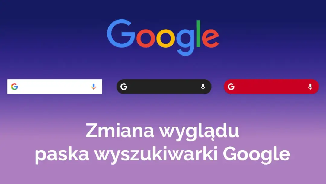 Trzy paski wyszukiwarki Google: biały, czarny i czerwony. Dowiedz się, jak zainstalować pasek Google i zmienić jego wygląd.
