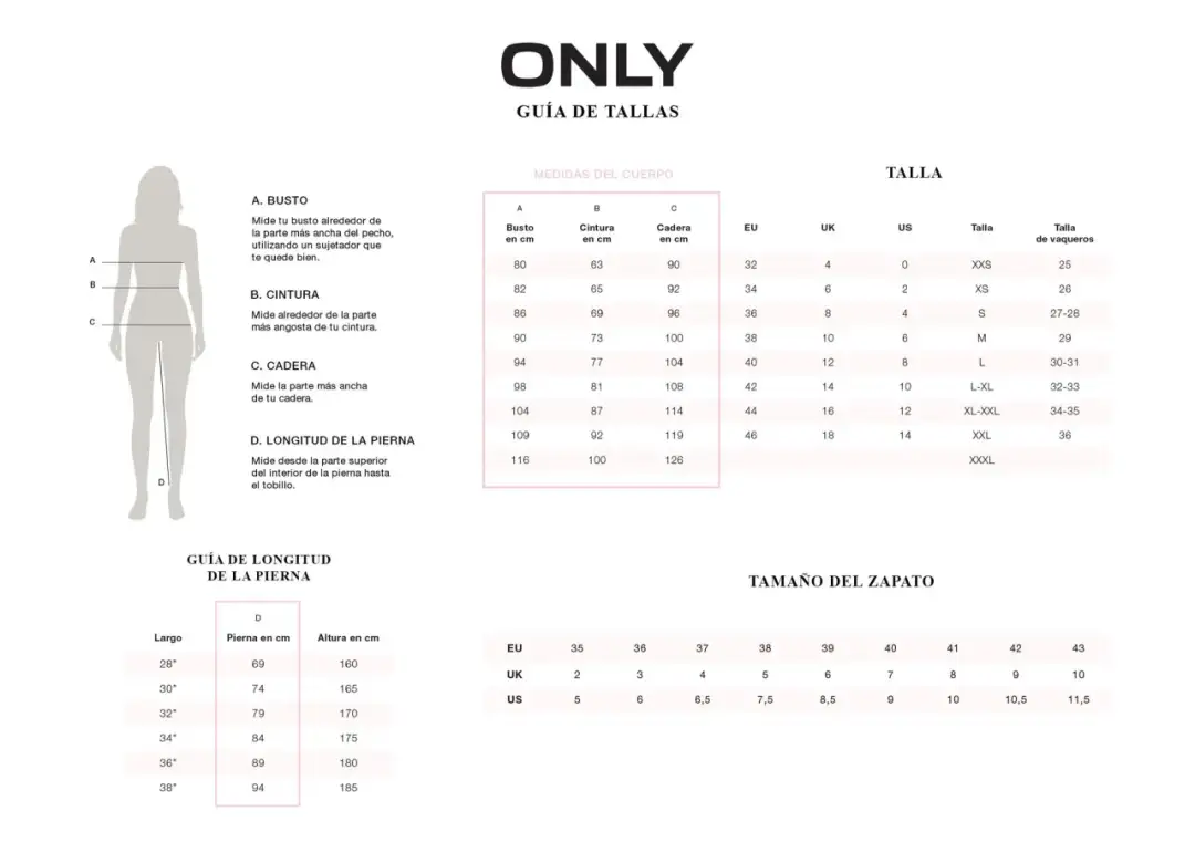 Talla 32 de pantalón mujer: ¿XXS o L? Guía definitiva