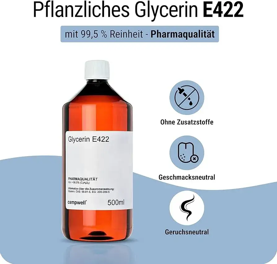Gliceryna roślinna: czy E422 jest szkodliwa? Poznaj fakty!