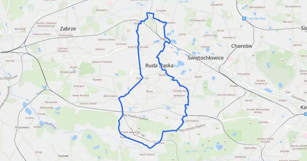 Obwodowa trasa rowerowa Ruda Śląska - idealna dla każdego rowerzysty