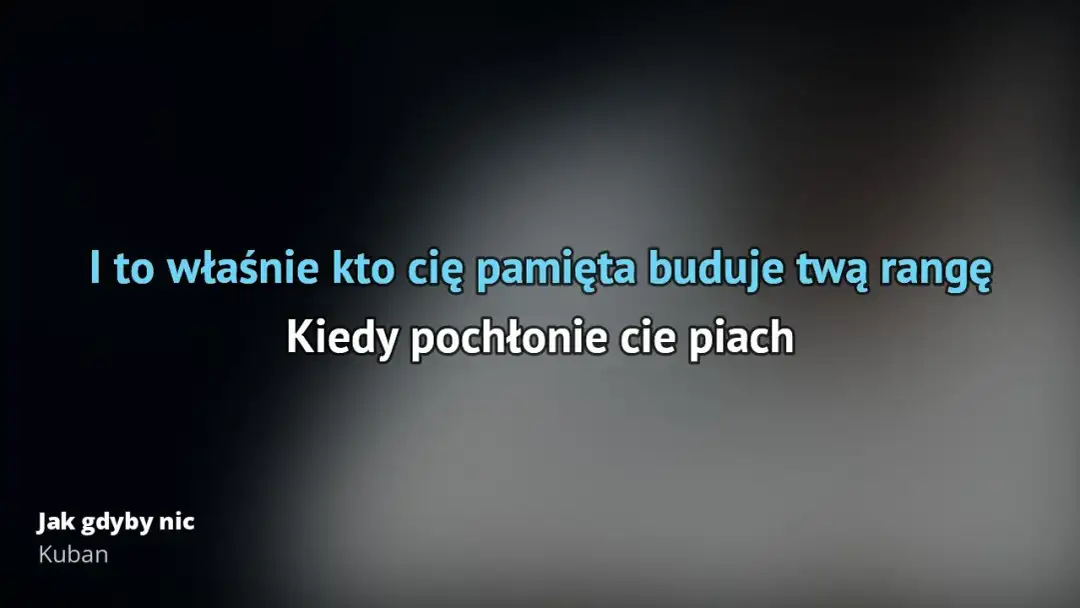 Tekst piosenki Kuban jak gdyby nic - poznaj każde słowo utworu