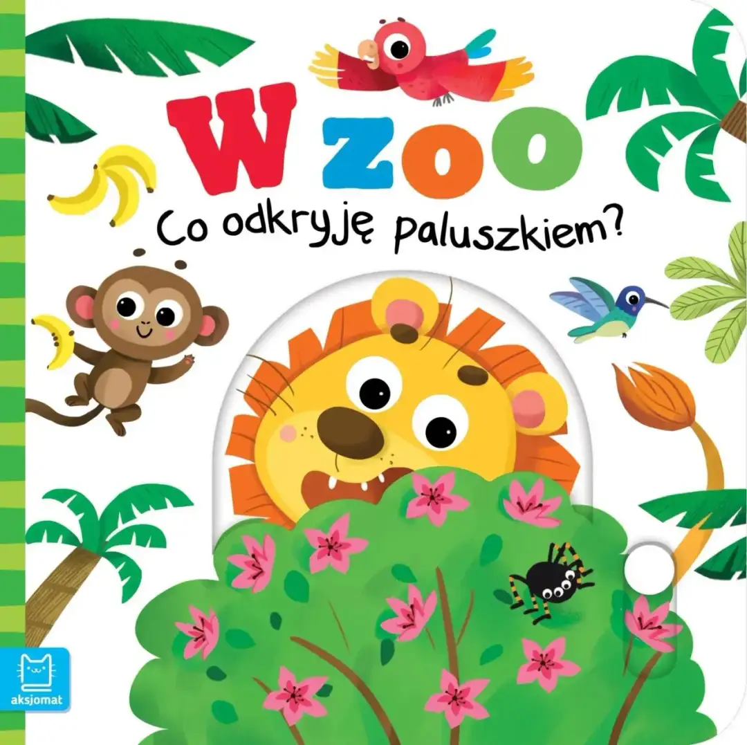 W zoo co odkryję paluszkiem – interaktywna książka pełna zabawy dla dzieci