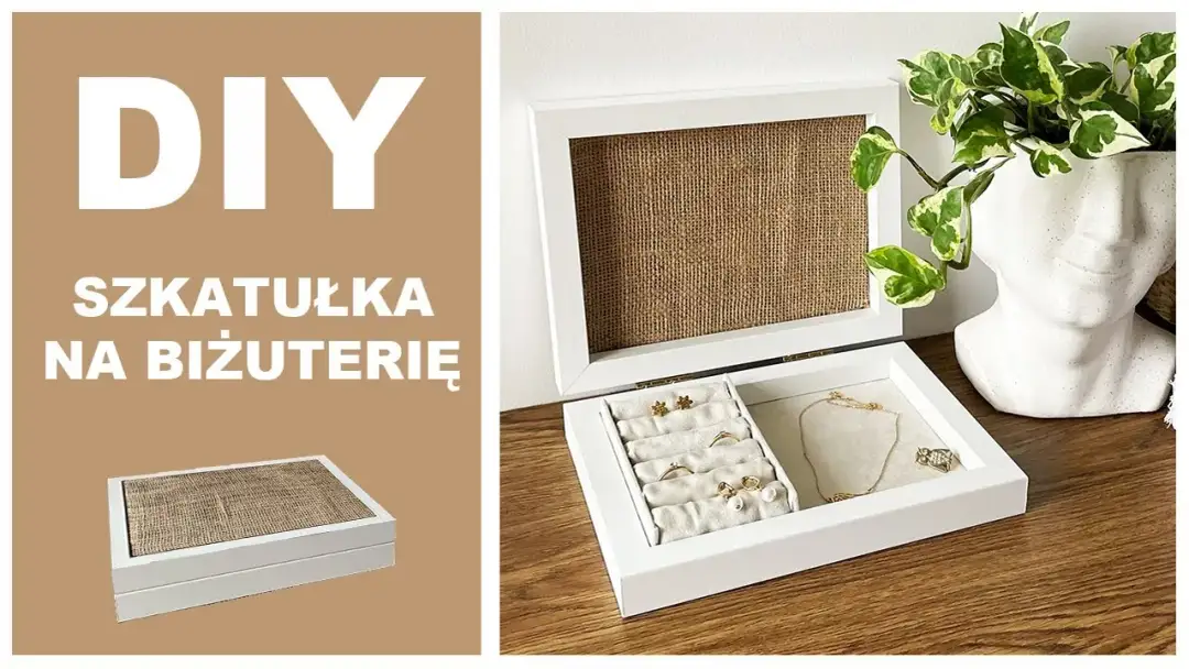 Jak zrobić wkład do szuflady na biżuterię w prosty sposób i za niewielkie pieniądze