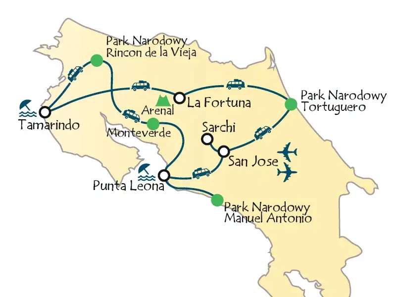 Gdzie leży Kostaryka na mapie? Odkryj jej położenie i sąsiadów