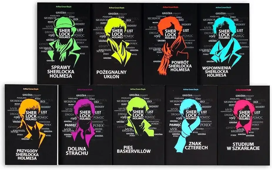 Wszystkie książki o Sherlocku Holmesie - kompletna lista w kolejności czytania