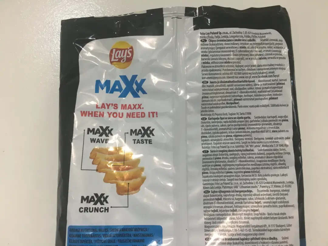 Kalorie w chipsach Lay's: Zaskakujący przewodnik po ich wartościach odżywczych