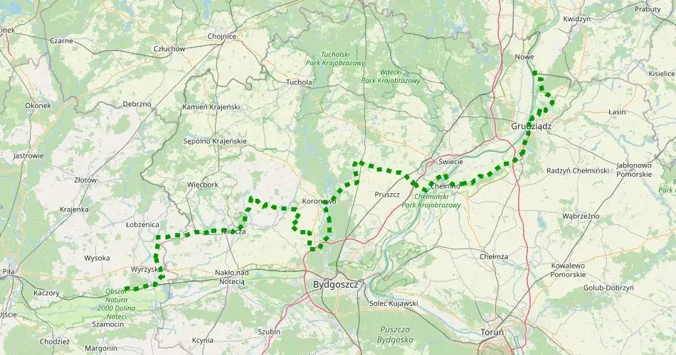 Najlepsze trasy rowerowe w Kujawsko-Pomorskim: mapa i opisy