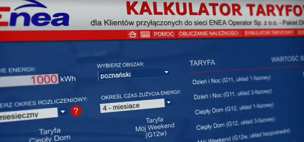 Kalkulator Zużycia Prądu ENEA - Oblicz Koszty Energii z Kalkulatorem Zużycia Prądu ENEA