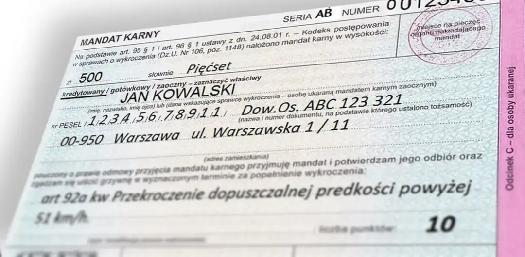 Co to jest mandat karny i jakie mogą być jego konsekwencje?