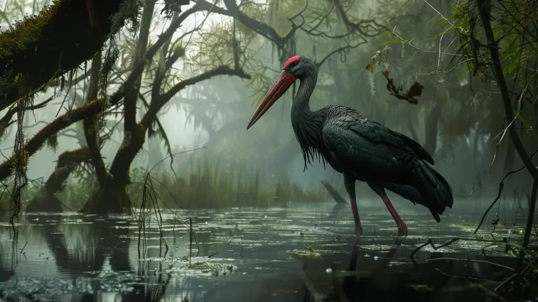 Bocian czarny - rzadki gatunek, którego warto poznać bliżej