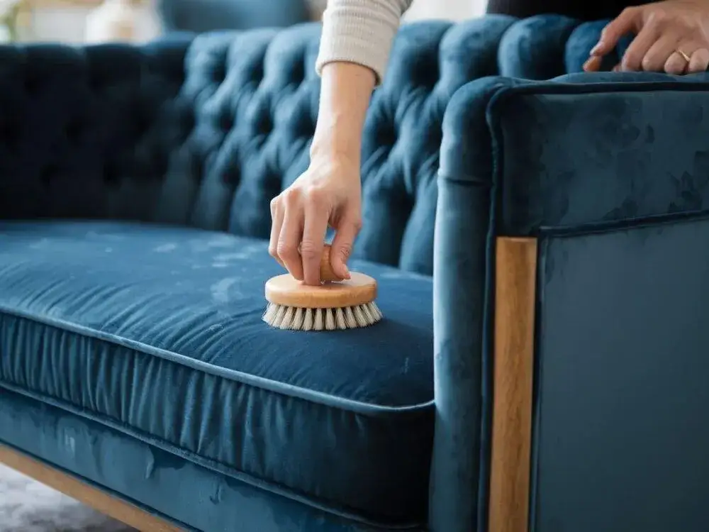 Jak wyczyścić welurową kanapę i pozbyć się trudnych plam