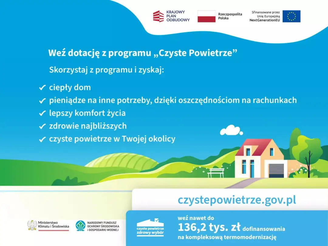 Czyste powietrze Katowice: jak uzyskać wypłatę środków na dotacje