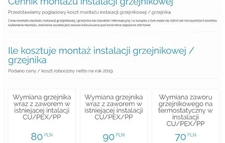 Wymiana grzejnika: Ile kosztuje? Kalkulacja i porady