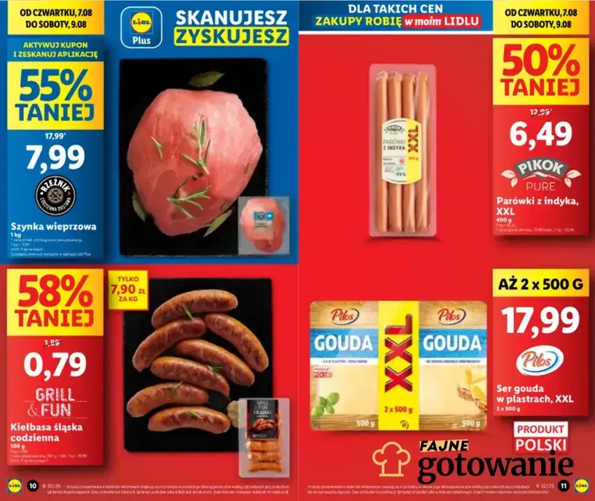 Kiełbaski na grilla Lidl - najlepsze rodzaje i atrakcyjne ceny