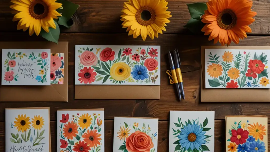 Czy wzory w kwiaty na kartkach to zawsze modny wybór? Poradnik