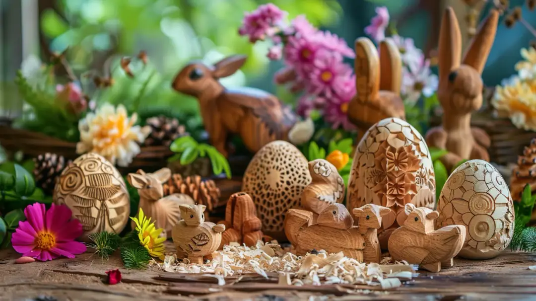 Drewniane ozdoby wielkanocne: Twórz tradycyjne dekoracje