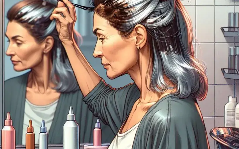 Jak zatuszować siwe odrosty i zadbać o zdrowie włosów