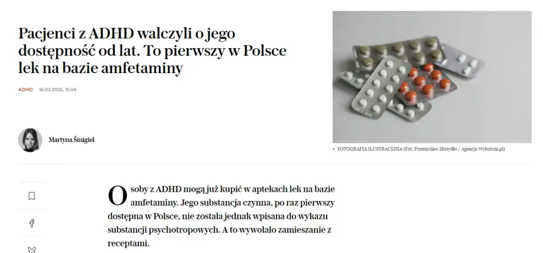 Leki na ADHD z amfetaminą w Polsce: Działanie, skutki, dostępność