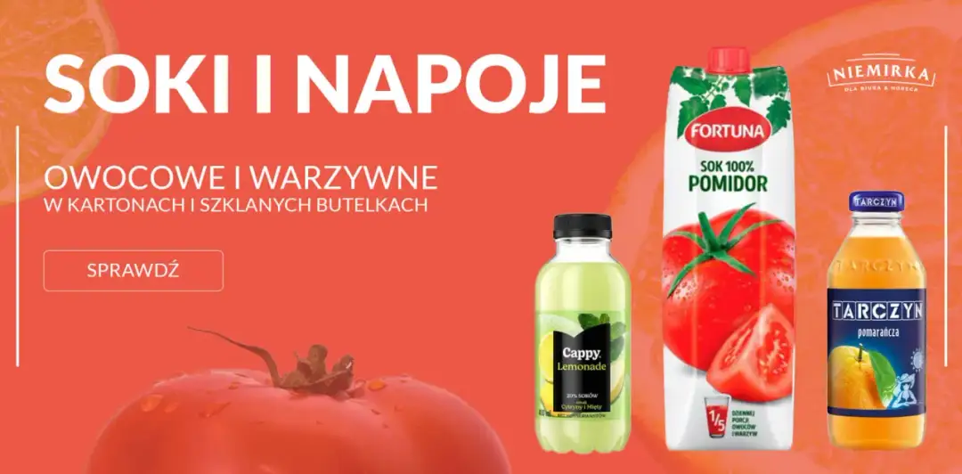 Hurtownia napoi online - najlepsze oferty na zakupy hurtowe w sieci