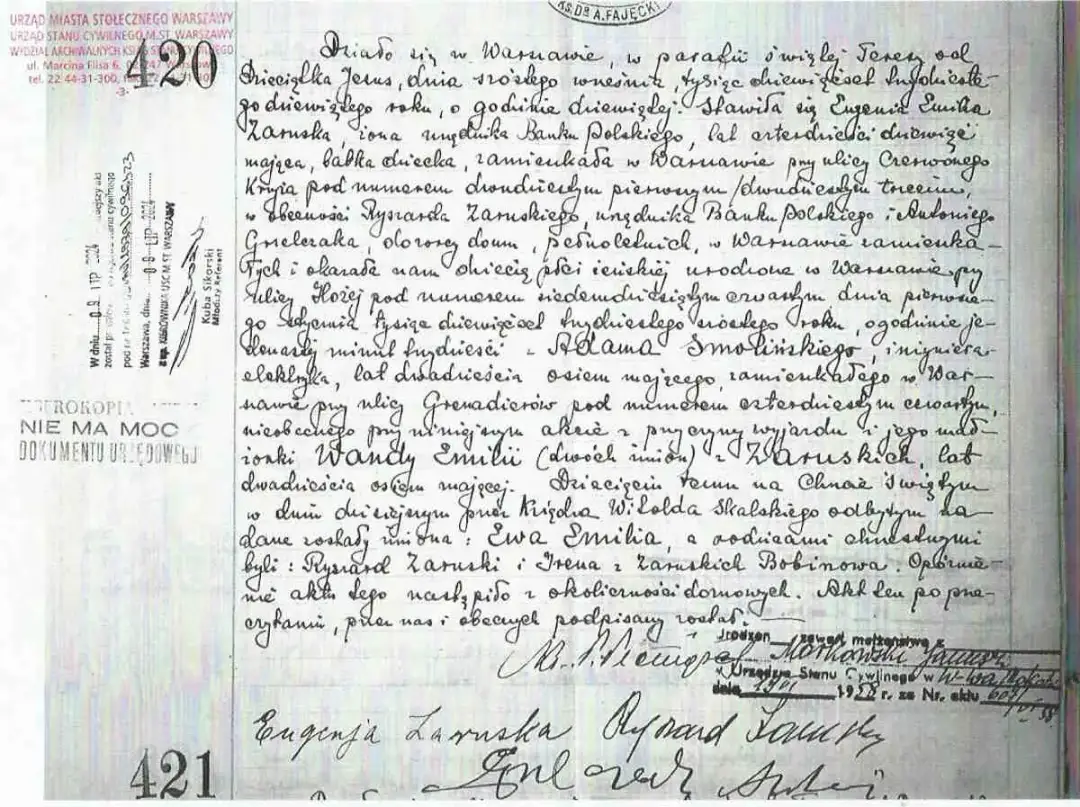 Ile odpisów aktu urodzenia dziecka możesz uzyskać bez dodatkowych kosztów?